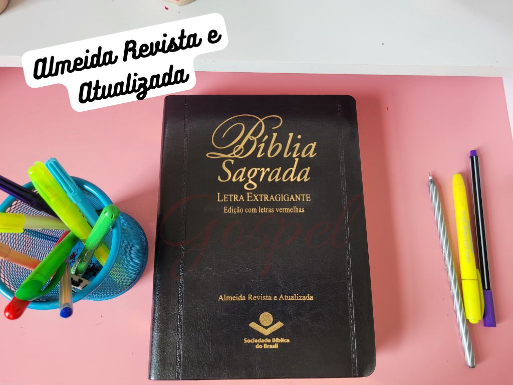 Bíblia Sagrada - Letra Extra Gigante. Capa Preta