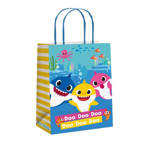 Sacola de Papel Baby Shark - Embalagens para Aniversário - Sacolas e Arte  Embalagens - as melhores sacolas, caixas e embalagens