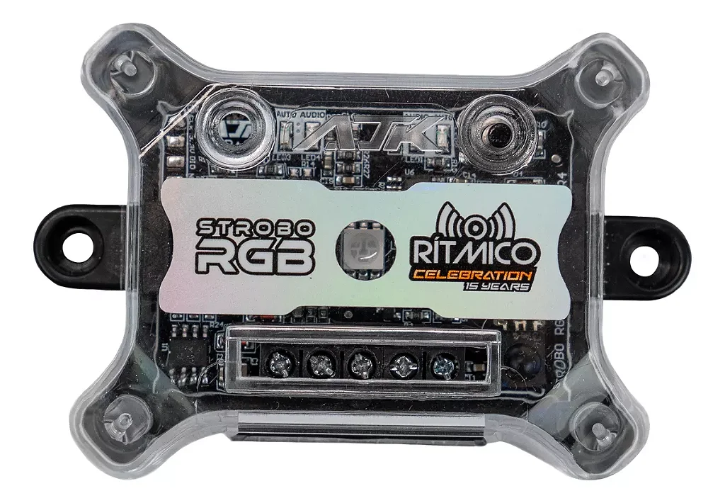 AJK RITMICO CELEBRATION ストロボ RGB V.U. Kit Strobo Automotivo Rítmico e Vu 6 Faróis + Fita Led Edição