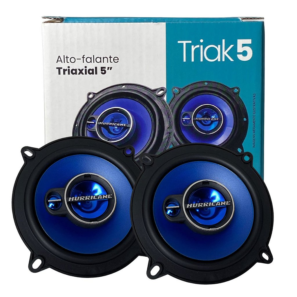 Par Alto Falante Hurricane Triak 5 | Compre na G2 Distribuidora