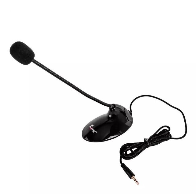 Microfone Knup KP-903 omnidirecional preto - Compucell Store