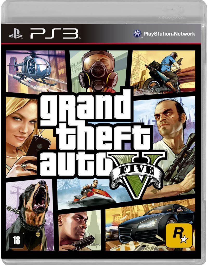 Grand Theft Auto V - GTA 5 - PlayStation 3 - lojarockgames