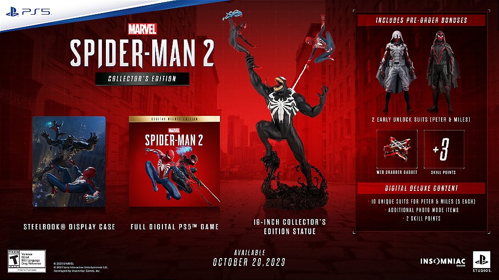 Marvel Spider-Man Collectors Edition - PS4 - Game Games - Loja de Games  Online