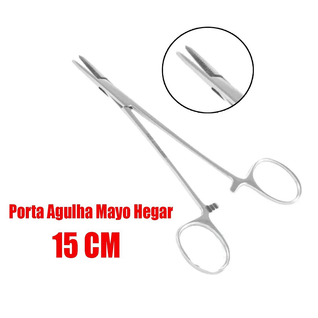 Porta Agulha Mayo Hegar (15cm) - ABC - Medical | Produtos Médicos e  Hospitalares