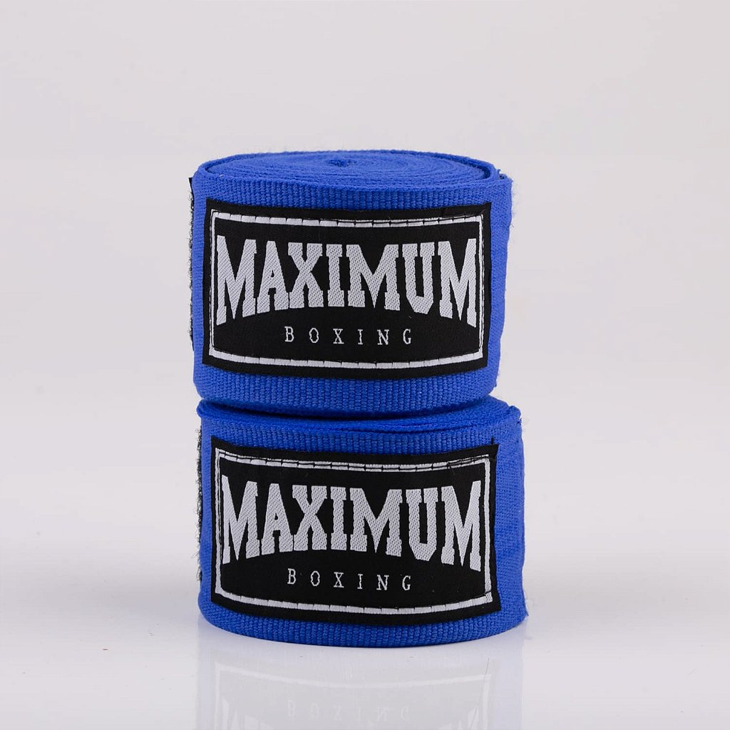 Bandagem Maximum Azul e Branca - Par - Luvas de Boxe, Muay Thai, MMA,  Kickboxing e muito mais