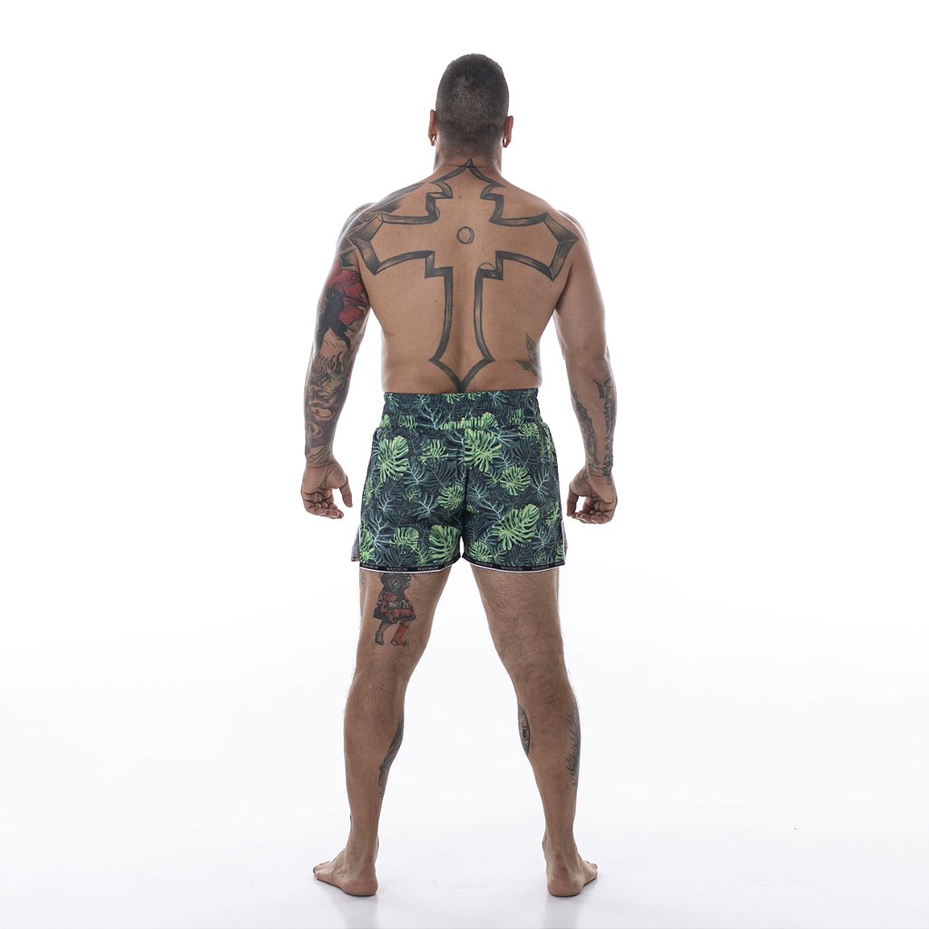 Shorts de Muay Thai Verde - Luvas de Boxe, Muay Thai, MMA