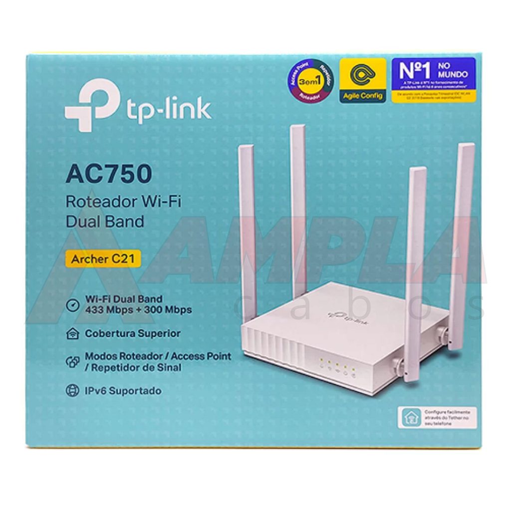 ROTEADOR DUAL BAND AC750 ARCHE - Ampla Cabos Network