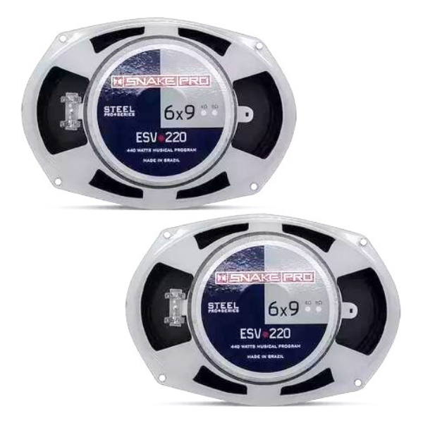 Alto Falante Snake 6x9 PAR Branco 400w Rms Total 69 Esv200 - BS
