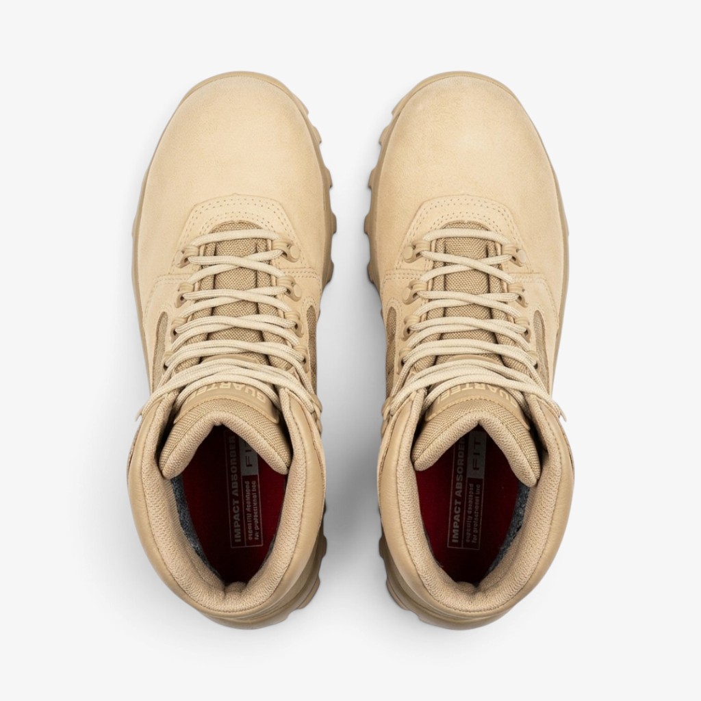 Vista superior do par New Tactical Dry Desert