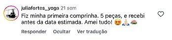 Comentários do Insta