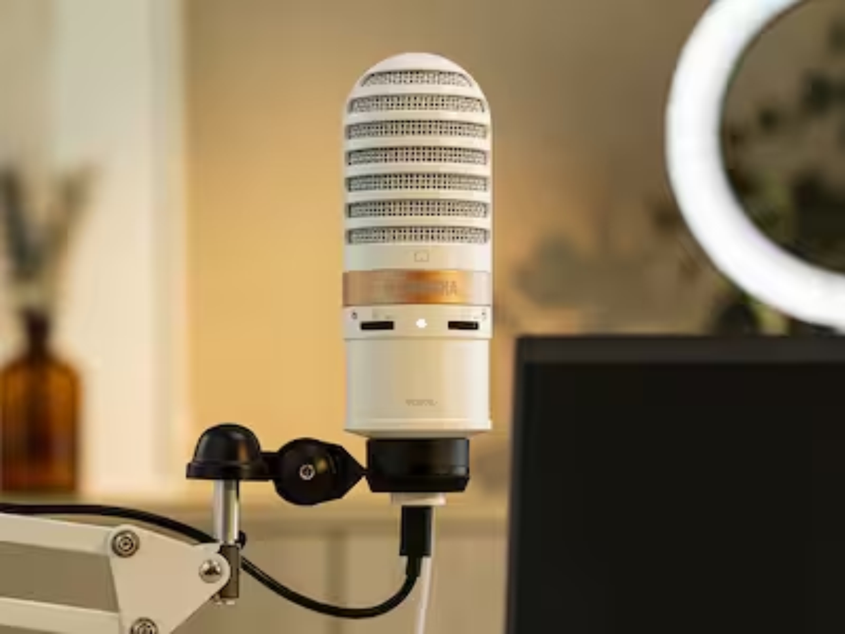 YCM01U Yamaha Microfone USB Branco Novo Lacrado Garantia 1