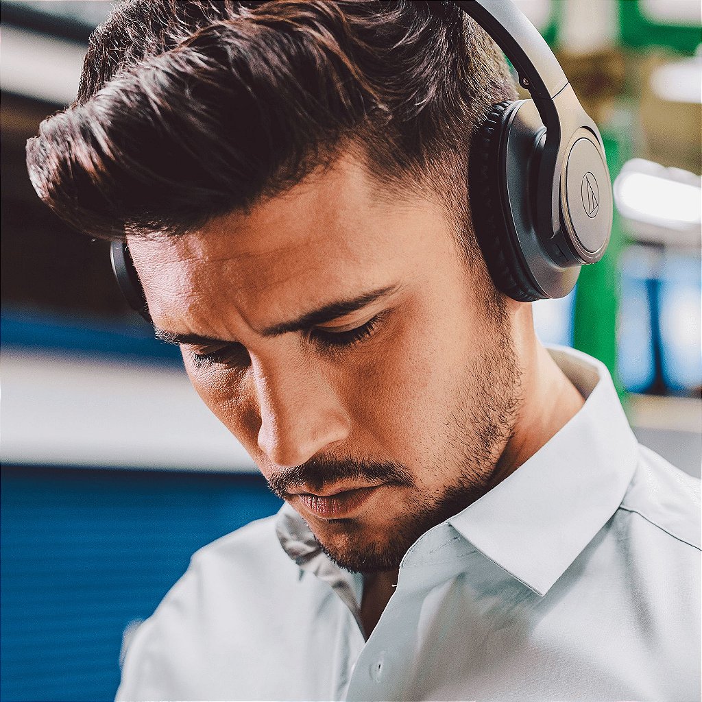 Fone de Ouvido Sem Fio Bluetooth Audio-Technica ATH-SR30BT