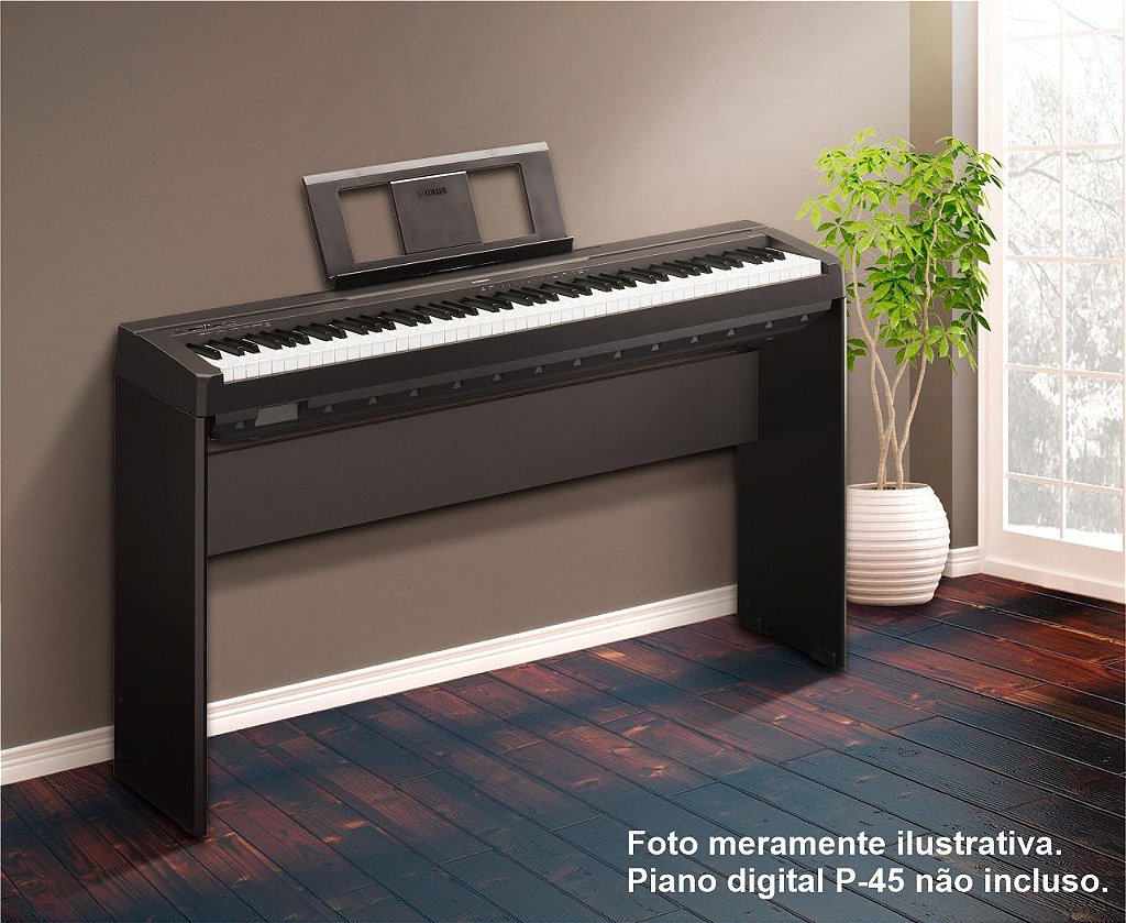 Estante L-85 para piano Yamaha P-45 - Atelie do Som - Audio Profissional e  Estudio