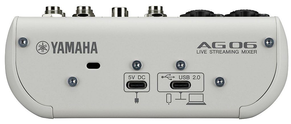 Yamaha AG06MK2 BRANCA - Atelie do Som - Audio Profissional e Estudio