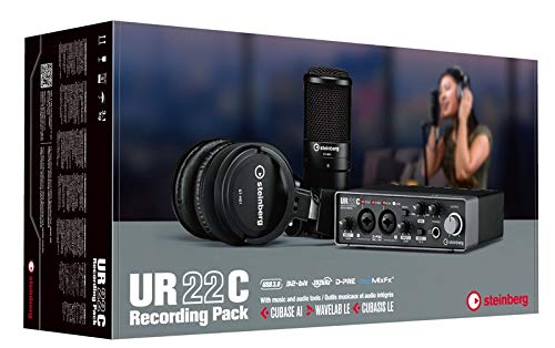 Ur22c Recording Pack Yamaha Steinberg (interface+ Mic+Fone) Gratis
