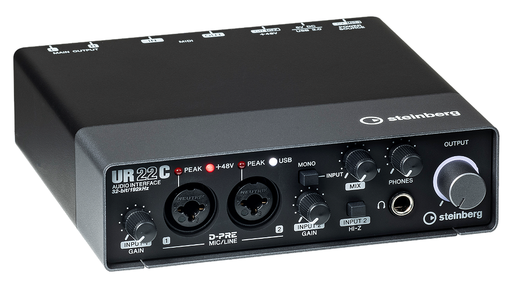 Ur22c Recording Pack Yamaha Steinberg (interface+ Mic+Fone) Gratis