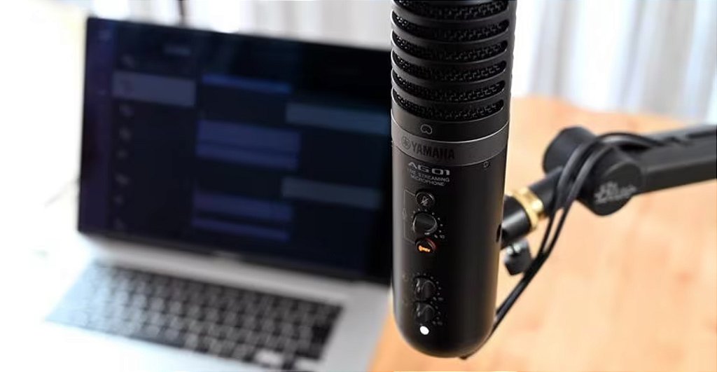 AG01 YAMAHA MICROFONE USB PARA LIVE STREAMING - Atelie do Som