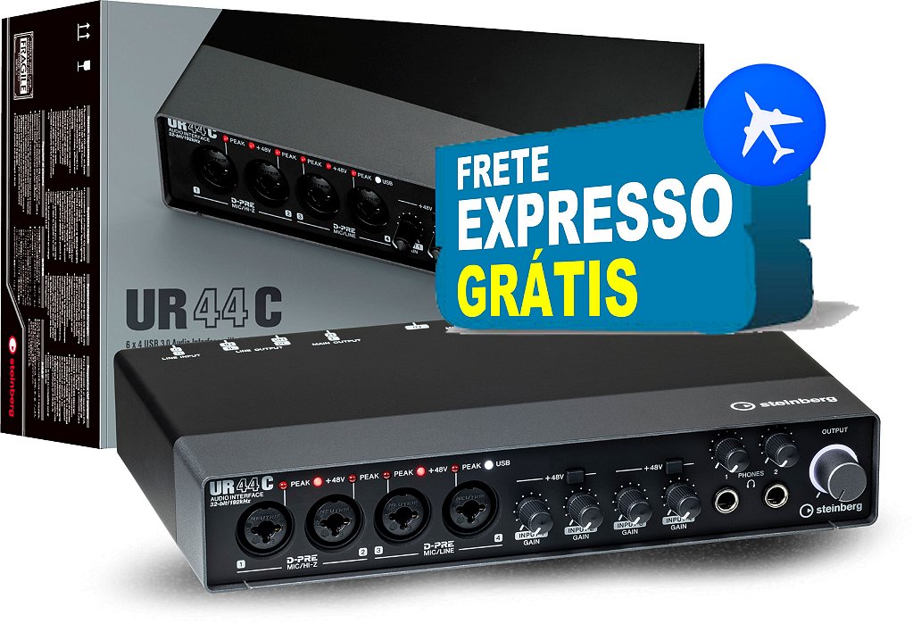 Interface de Audio UR44C - Steinberg - Atelie do Som - Audio