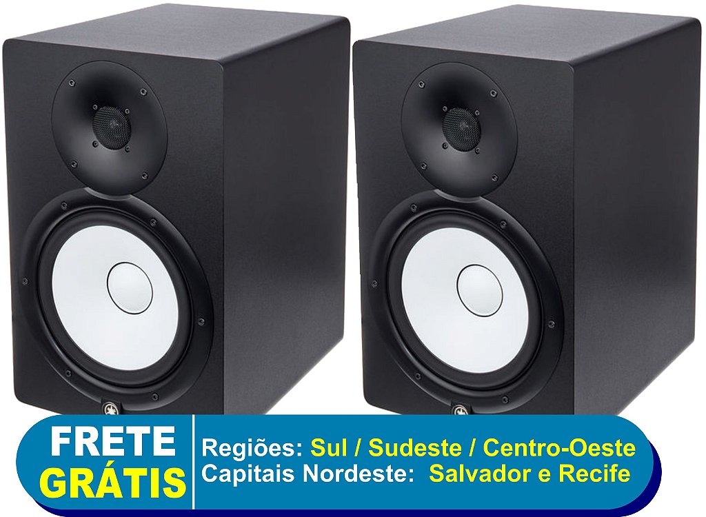 HS8 YAMAHA (Par) 110V Monitores de Referencia originais, garantia