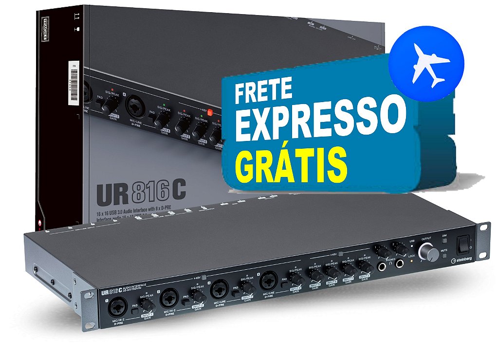 Interface de Audio UR816C - Steinberg - Atelie do Som - Audio