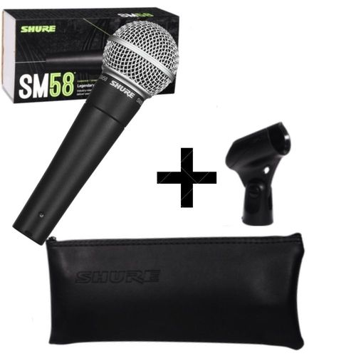 Microfone Shure SM58 LC - Atelie do Som - Audio Profissional