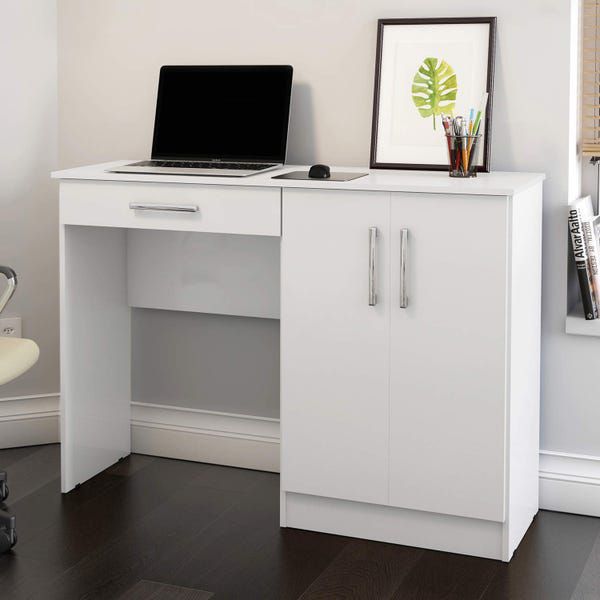 Mesa Para Computador Notebook Escrivaninha Space Branco - Móveis Barato Com  Entrega Rápida -Móveis Em Até 12X Sem Juros