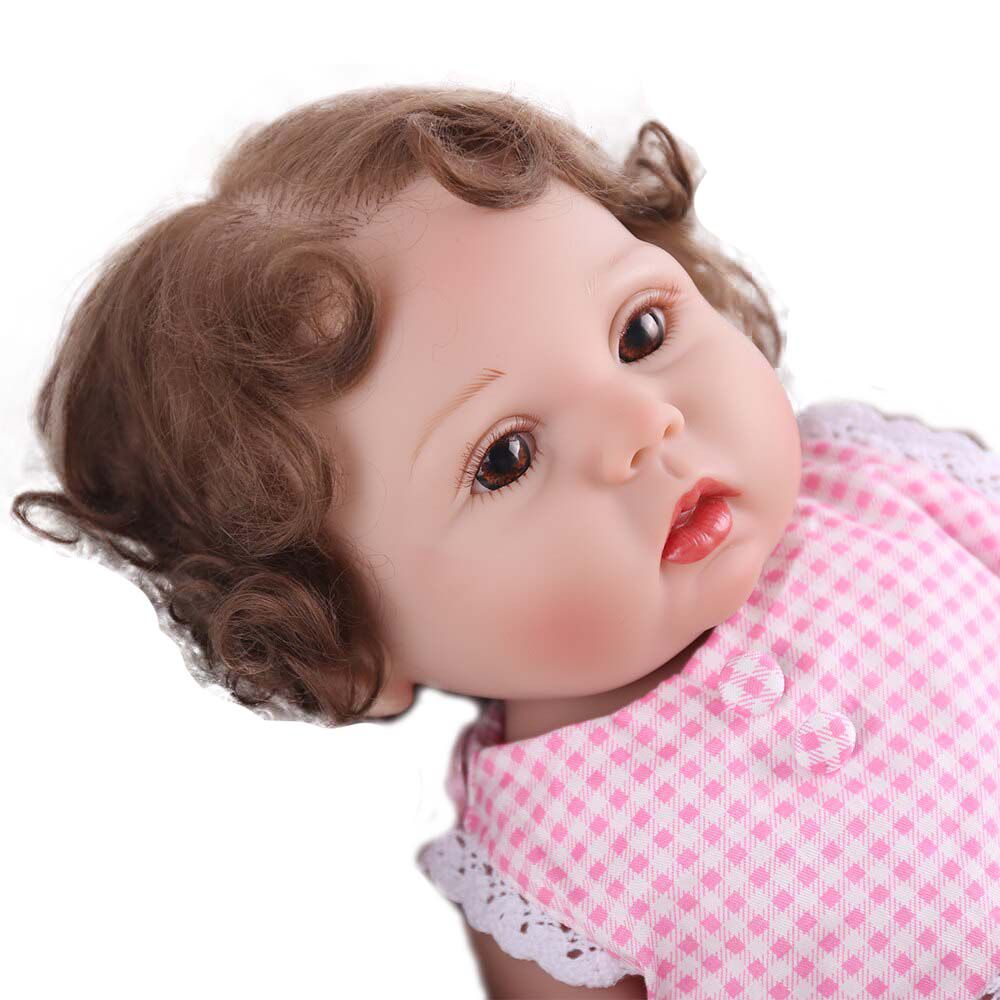 BONECA BEBE REBORN LAURA BABY GUI 18 100% VINIL LEOPAM KIDS