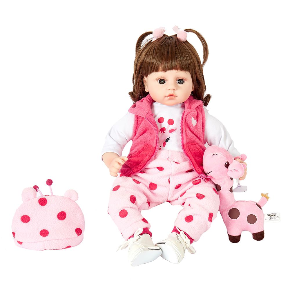 Boneca Bebê Reborn Laura Baby Carina em Promoção na Americanas