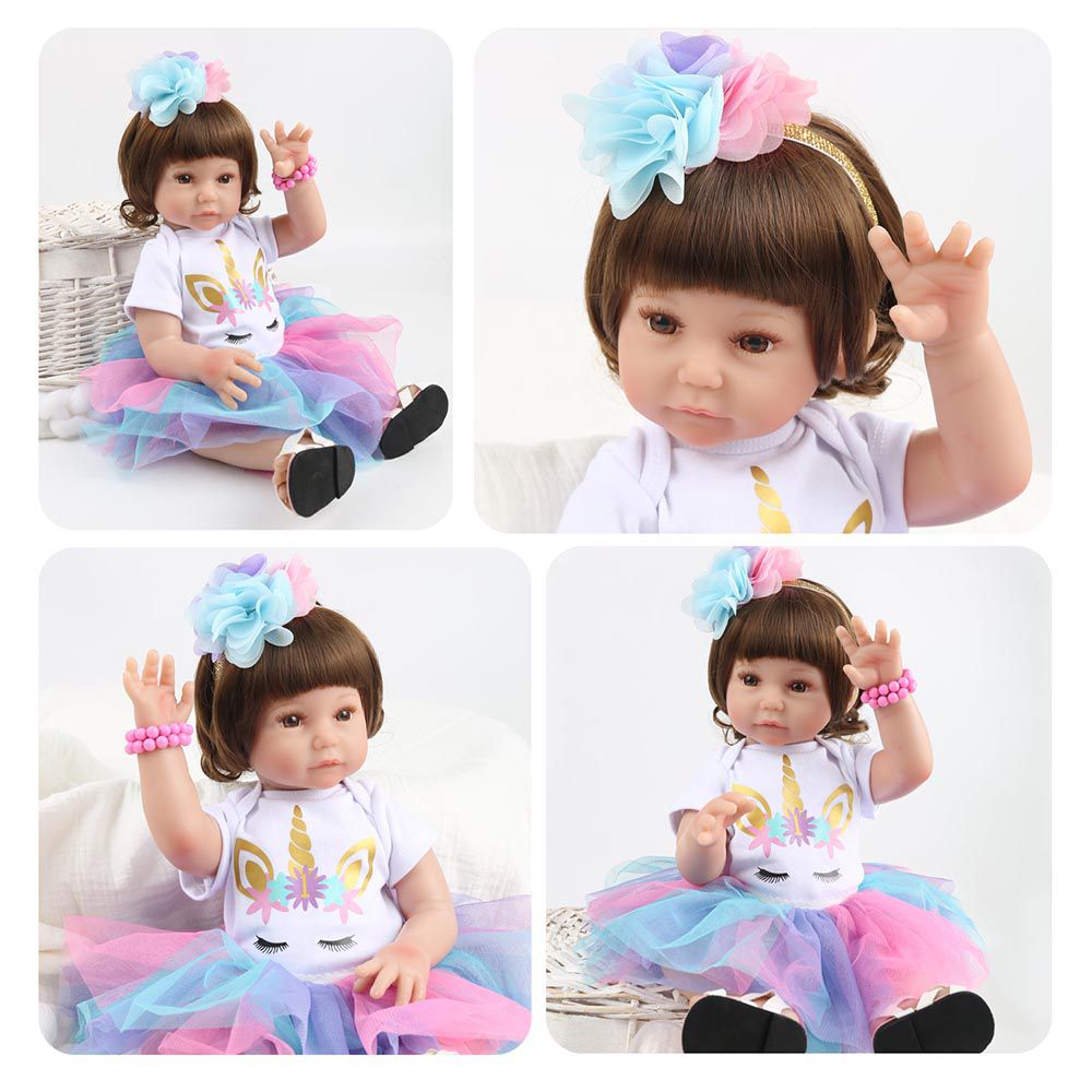 Boneca Bebê Reborn Laura Baby Mini 709-shiny Toys