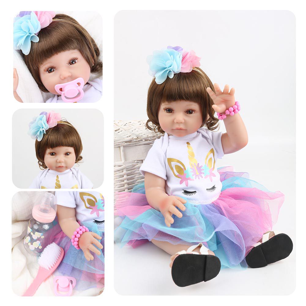 Boneca Reborn Shiny Toys Laura Baby Valentina - Lojas Donna