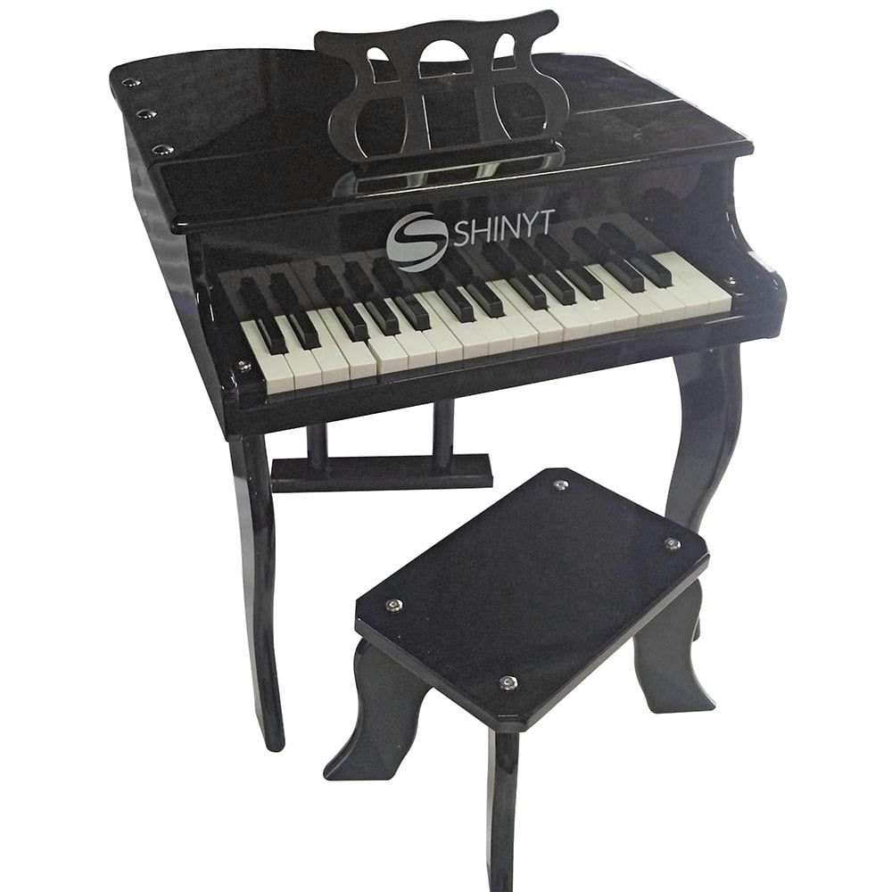 PIANO INFANTIL 30 TECLAS PRETO - Shiny Toys