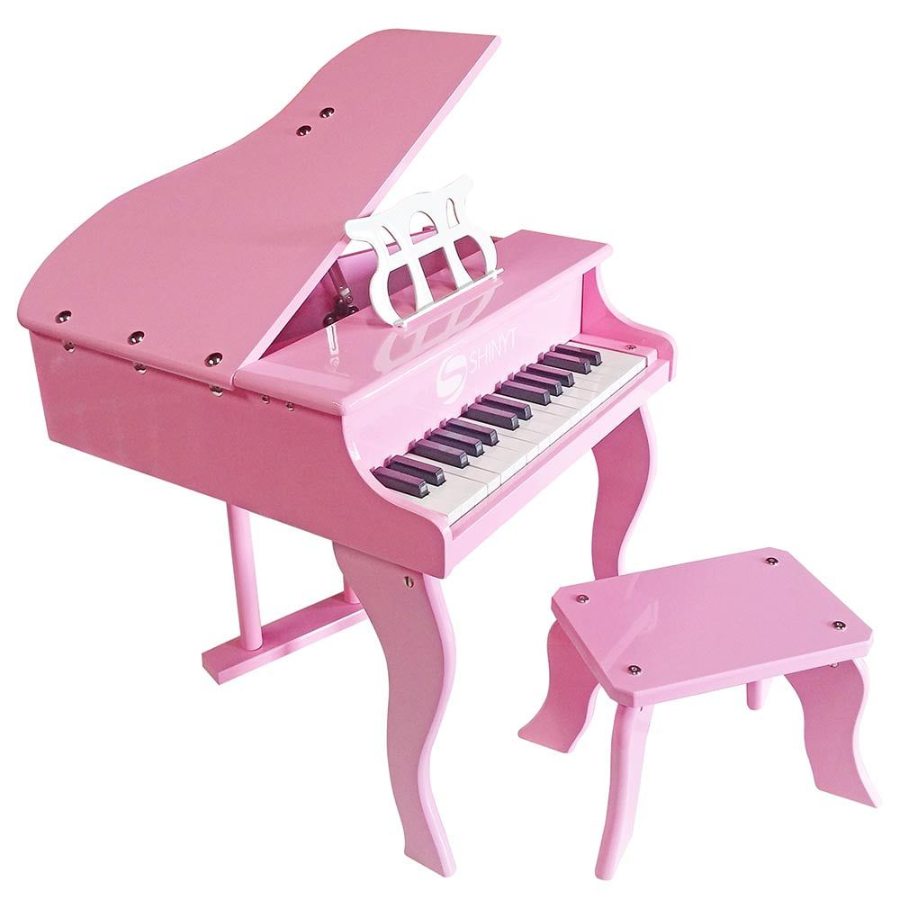 Piano Infantil Custom - 25 teclas - Rosa