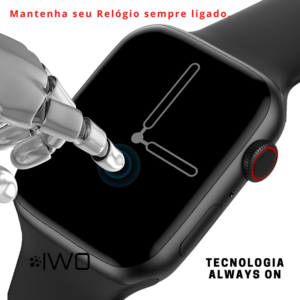 SmartWatch Relógio Inteligente W58 pro Série 8 45mm - Lefal Cold