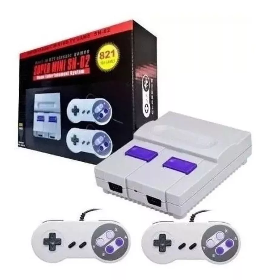 Mini Super Nintendo 93 mil jogos 2 controles - Vídeo Game Retro