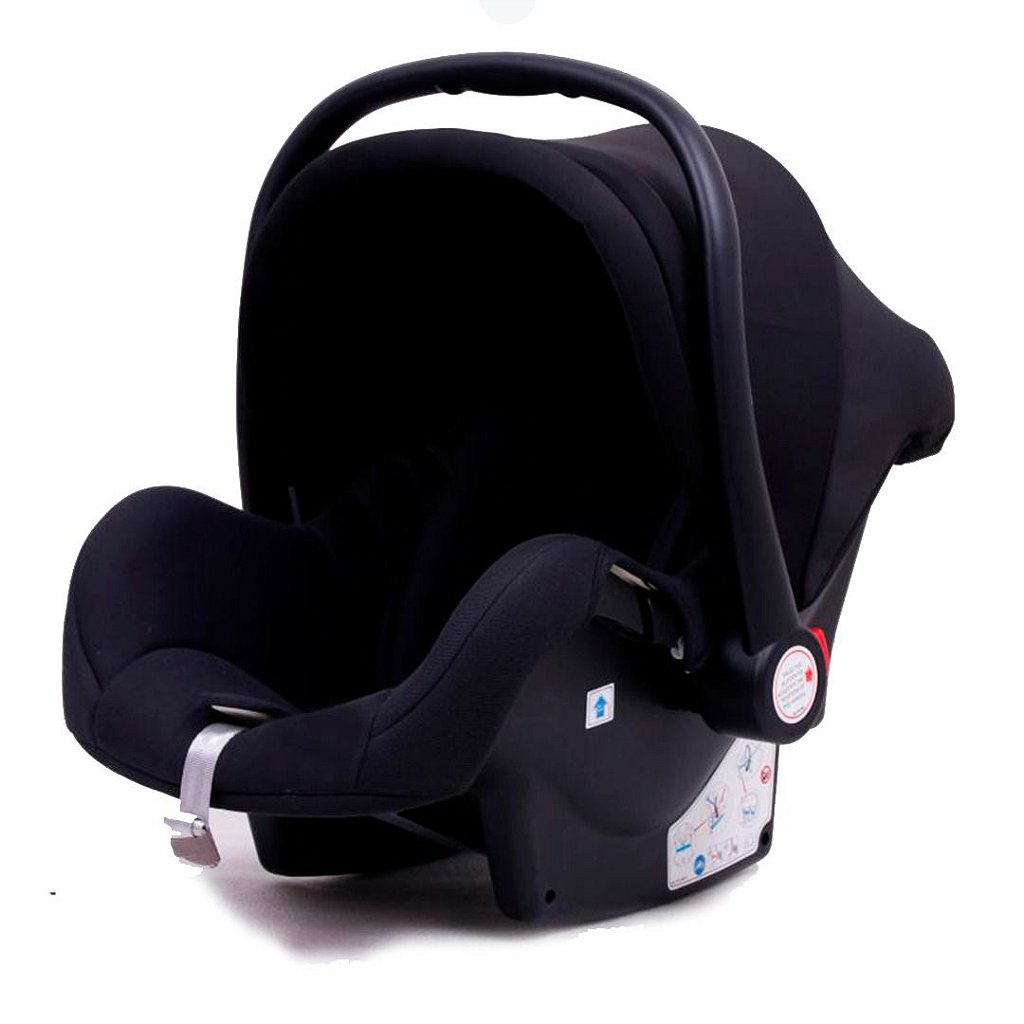 Bebê Conforto Club Baby Preto Com Alça Para Crianças de 0 a 13kg