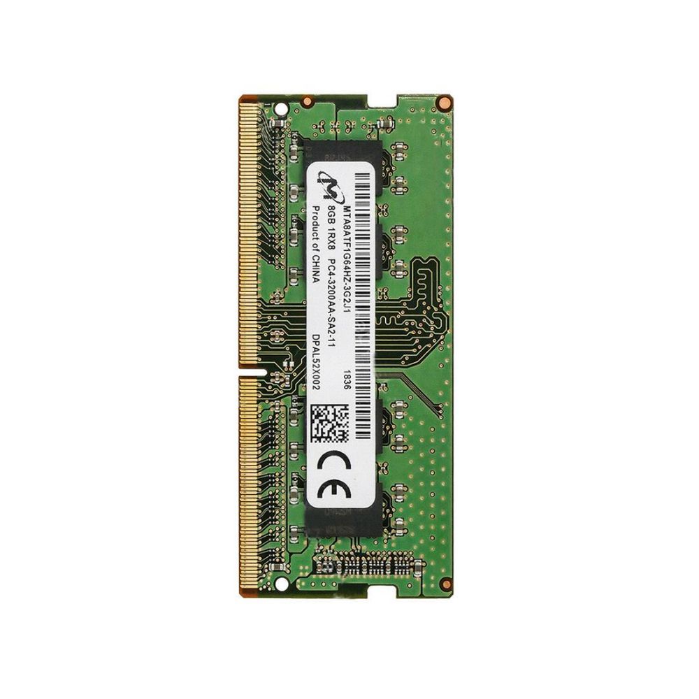 16GB DDR4 MICRON PC4-3200 SO-DIMM（8GB×2） Crucial 16GB Kit (2 x 8GB) DDR4-3200 SODIMM | CT2K8G4SFRA32A