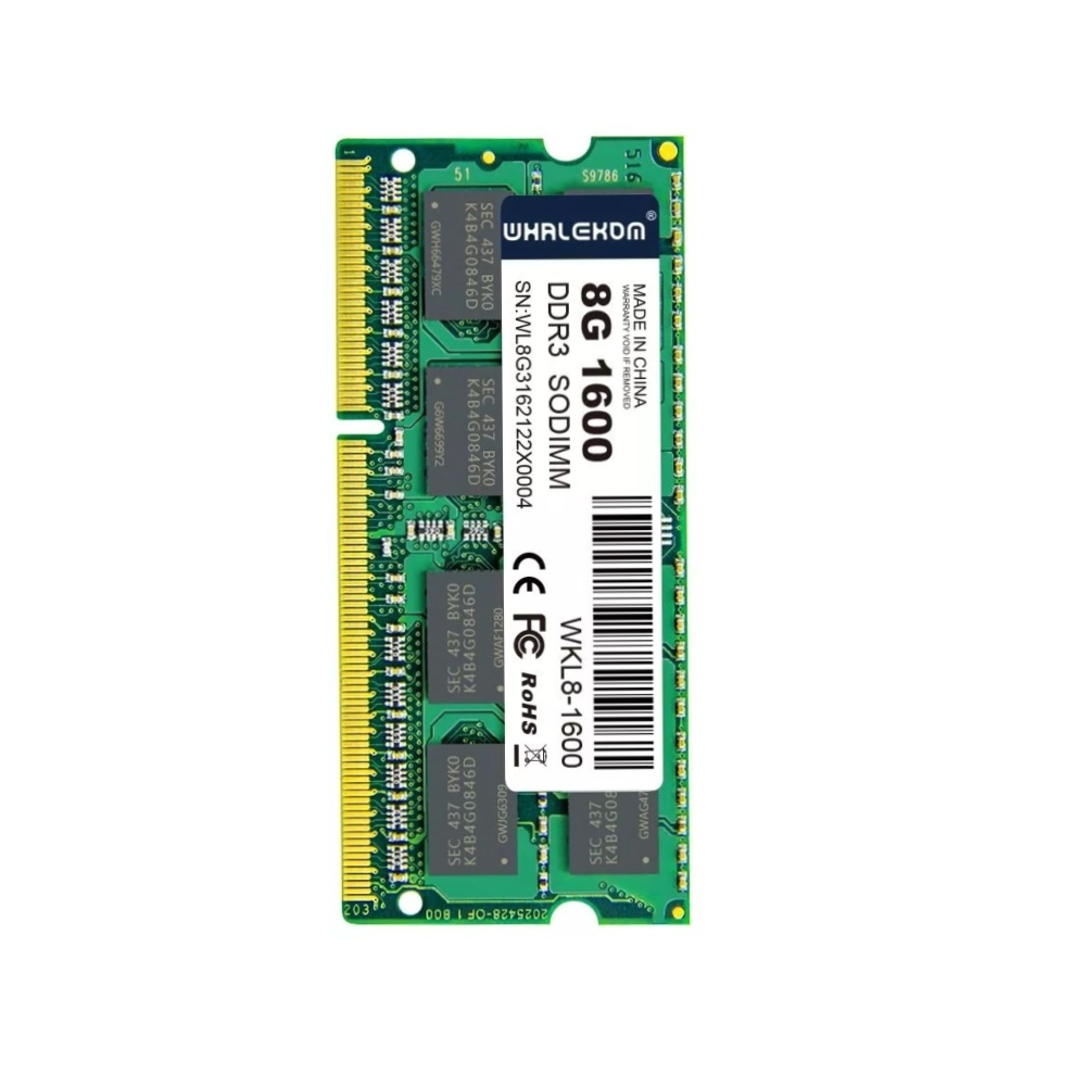 Memoria Notebook 8Gb Ddr3L 1600 Sodimm WKL8-1600 - Memorias Online