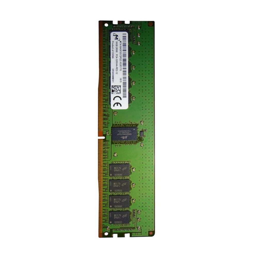 Memória Servidor 16GB DDR4 3200 ECC RDIMM Micron - MTA18ASF2G72PDZ