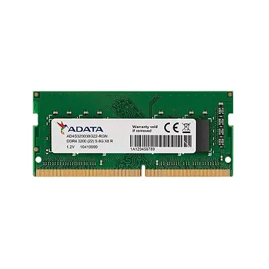 【保管】ADATA DDR4-3200 8GB SO-DIMM 2666MHz Memória Notebook 8GB DDR4 3200 SODIMM ADATA - AS4S32008G22-SGN