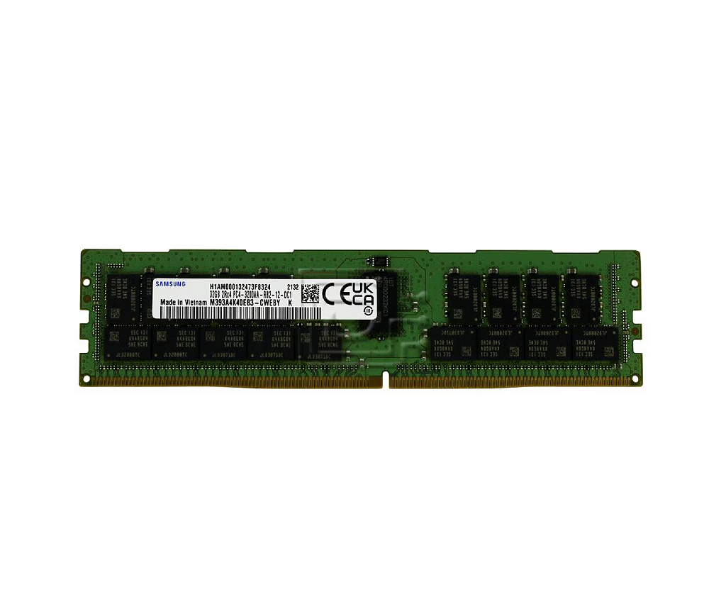 Memória Servidor 32GB DDR4 3200 ECC RDIMM Samsung - M393A4K40EB3
