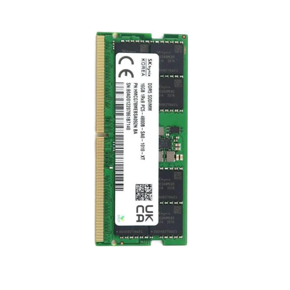 Memória Notebook 16GB DDR5 4800MHz SODIMM Hynix - HMCG78MEBSA092N