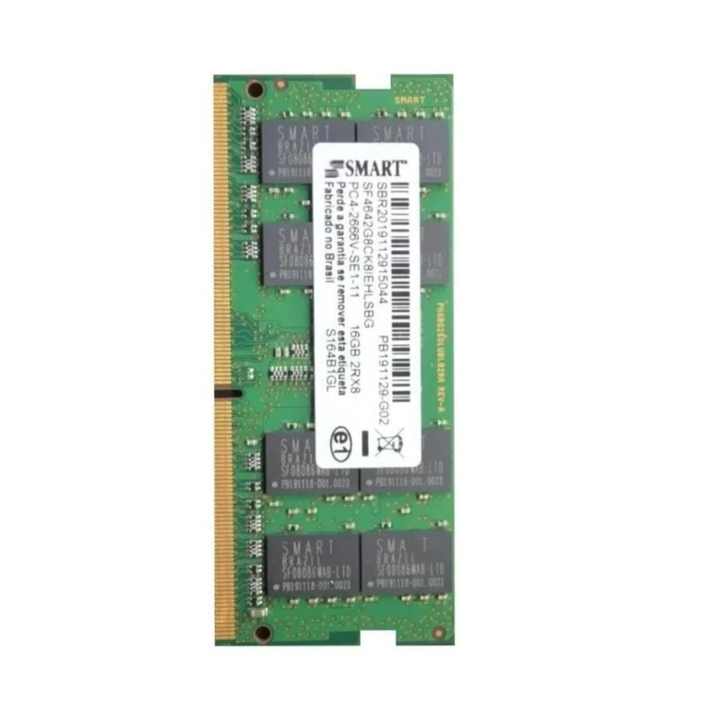 Memoria Notebook 16Gb Ddr4 2666 Sodimm Smart - SBR2019100407974