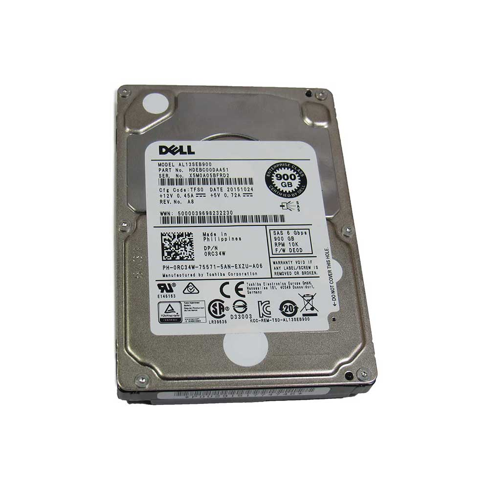 Hd Servidor 900Gb Sas 6G 10K 2.5