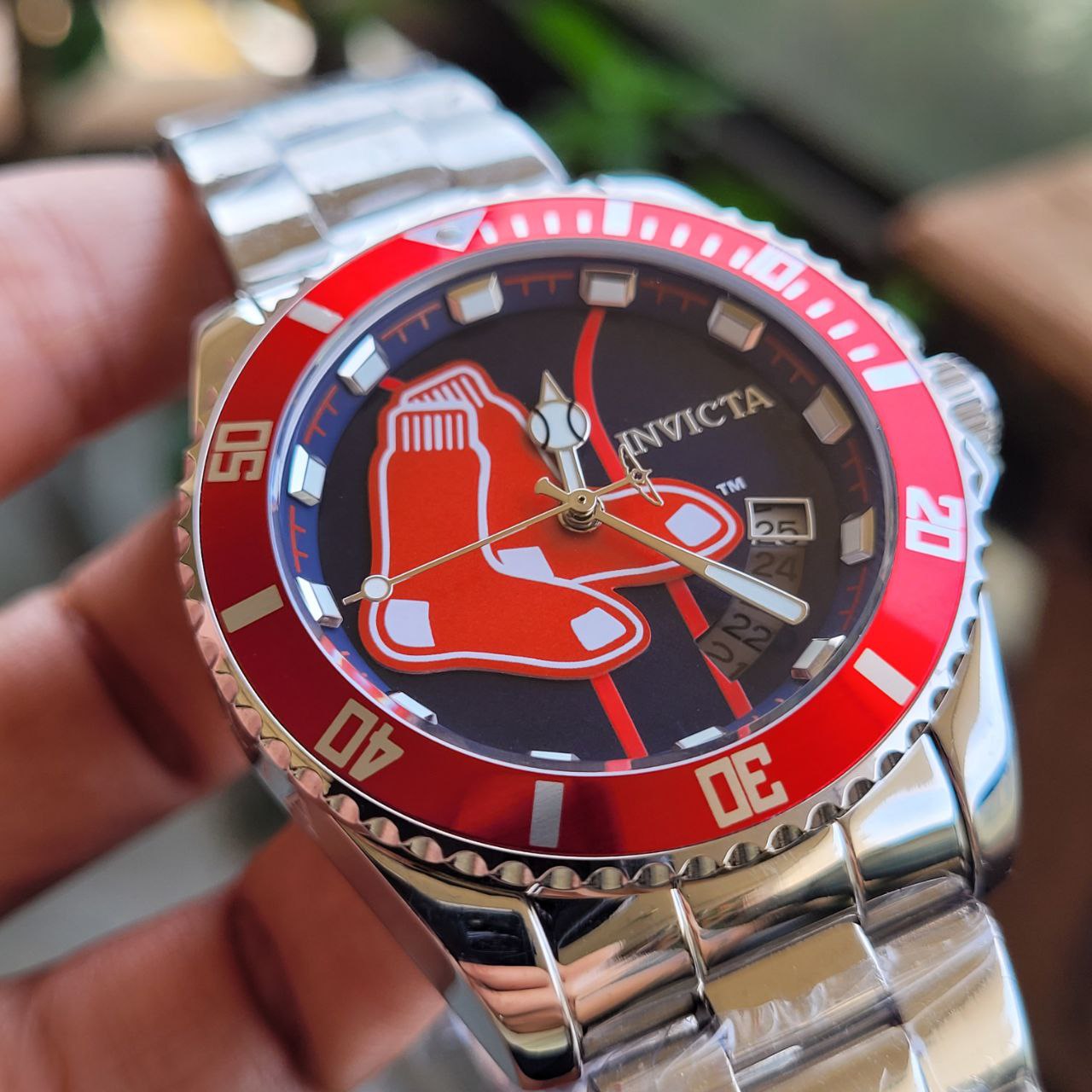 Relógio Invicta Masculino Mlb Boston Redsox 42972 Automático