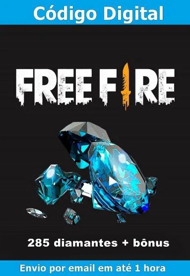 Desapego Games - Free Fire (FF) > Recarga Free Fire: 285 Diamantes + 10%  Bônus