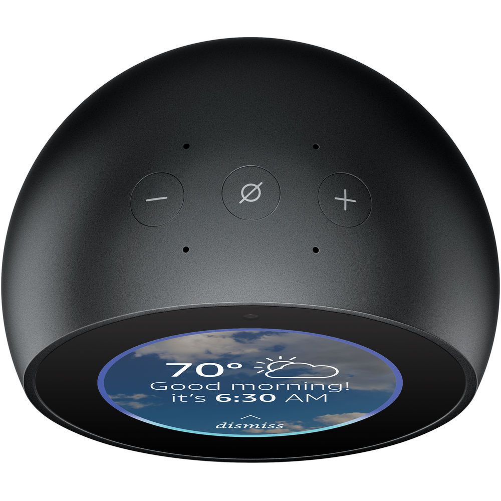 Amazon Echo Spot - Negro - Amazon | Biostech