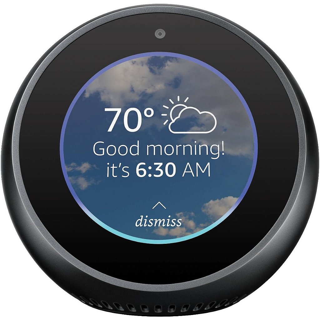 Amazon Echo Spot - Negro - Amazon | Biostech