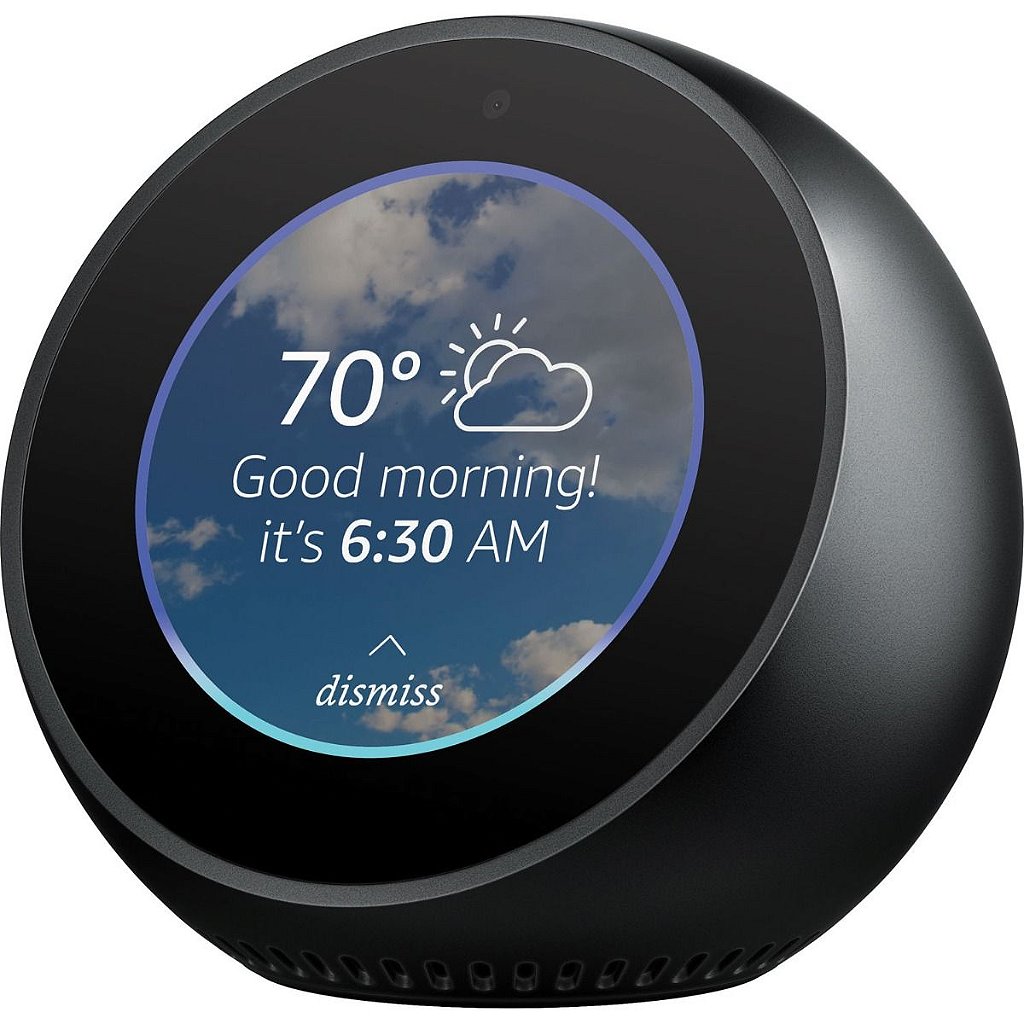 Amazon Echo Spot - Negro - Amazon | Biostech