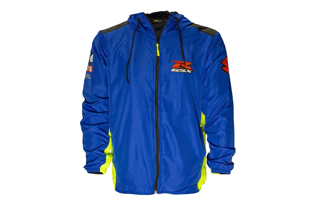 Jaqueta corta vento Suzuki - 299World - A loja do motociclista