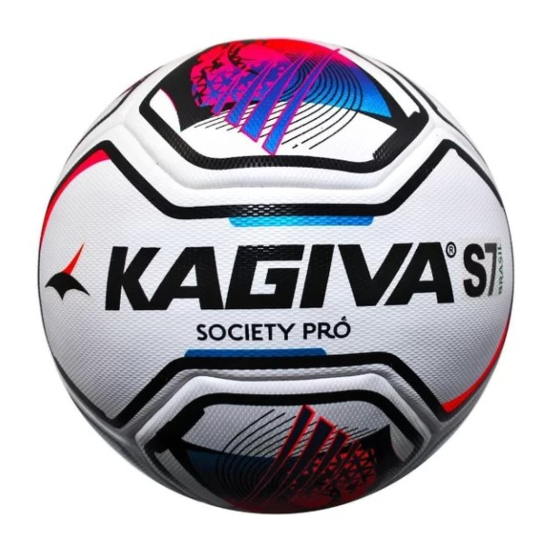 Bola Futebol Society kagiva S7 Brasil Pro - Branco - Loja Fokasports - Loja  de Artigo Esportivos